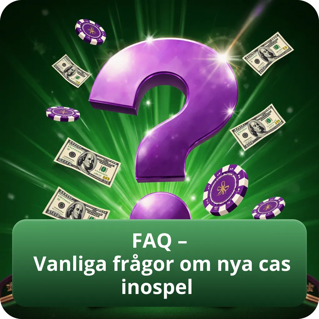 FAQ – Vanliga frågor om nya casinospel