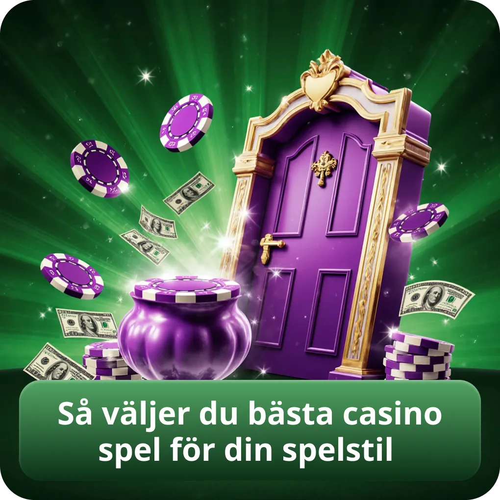 Så väljer du bästa casino spel för din spelstil